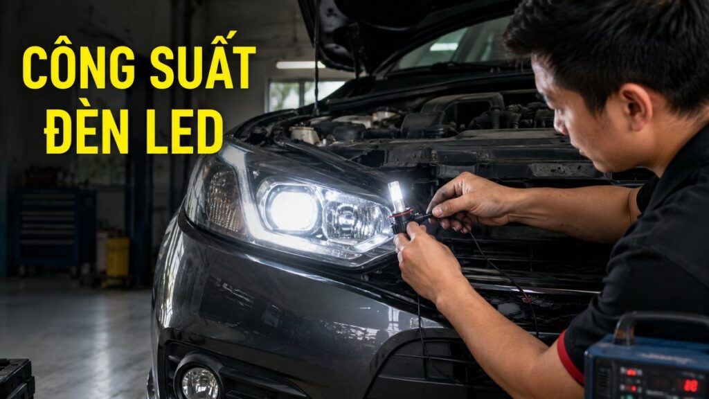 công suất đèn led ô tô