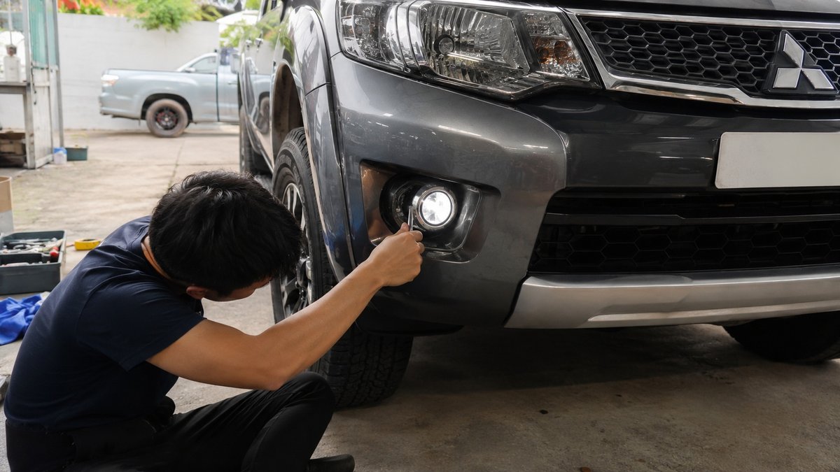 độ đèn mitsubishi triton