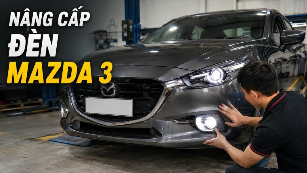 nâng cấp ánh sáng mazda 3