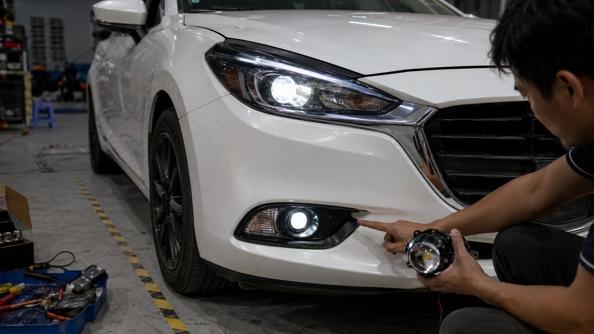 nâng cấp ánh sáng mazda 3