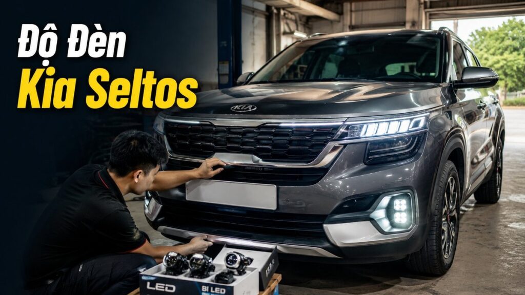 nâng cấp đèn Kia Seltos