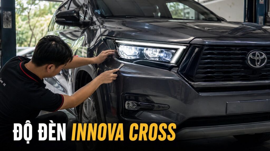 độ đèn Toyota Innova Cross