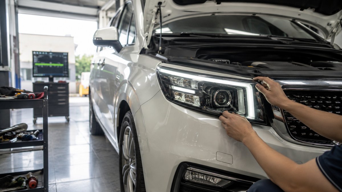 nâng cấp đèn Kia Carnival