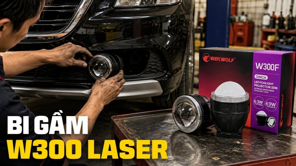 bi gầm Wekwolf W300 Laser