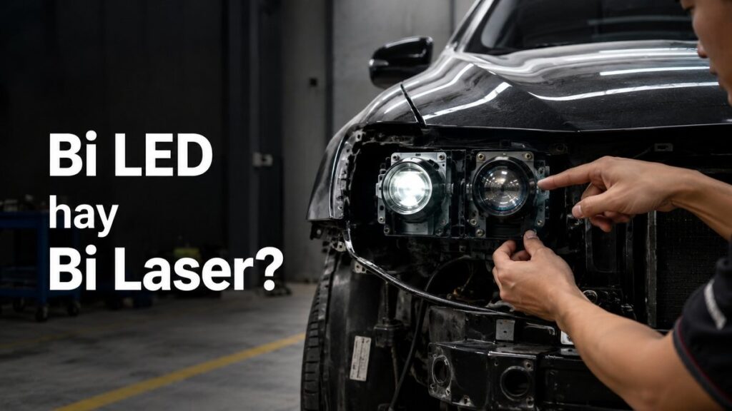 bi led và bi laser