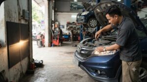 đèn pha ô tô bị lệch
