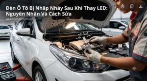 đèn led ô tô bị nhấp nháy